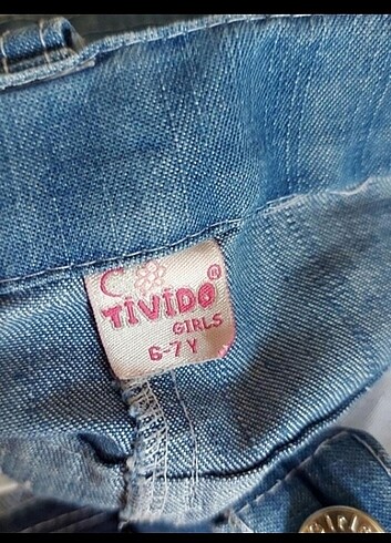 6 Yaş Beden 6-7 yaş kız çocuk kot pantolon