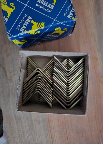 arslan mamülleri. L masan gönye L. 60 adet. 15×25 demir - Görsel 4