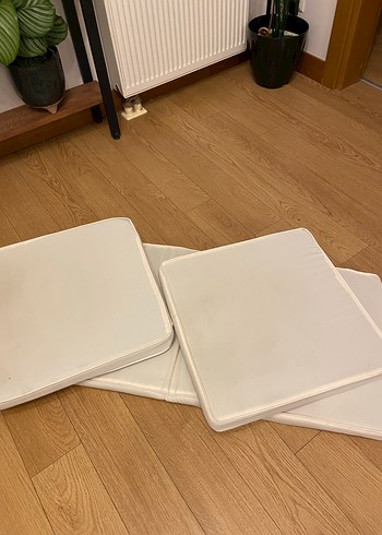 Beyaz Düz Minder Seti - Görsel 2