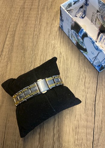 Kadın Parlak Sarı Vintage Bilek Saati - Görsel 3