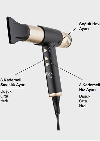 Fakir Airwav Altın Saç Şekillendirici Seti - Görsel 2