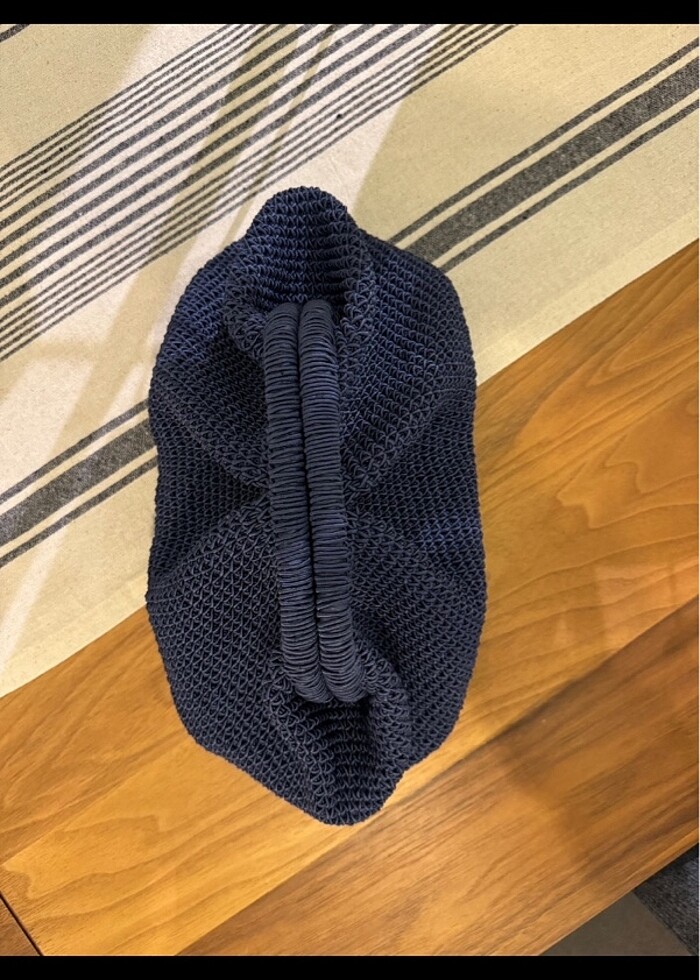 Lacivert burslu çanta - Görsel 5