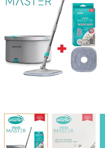 Smarter Aqua Master Temizlik Mop Seti