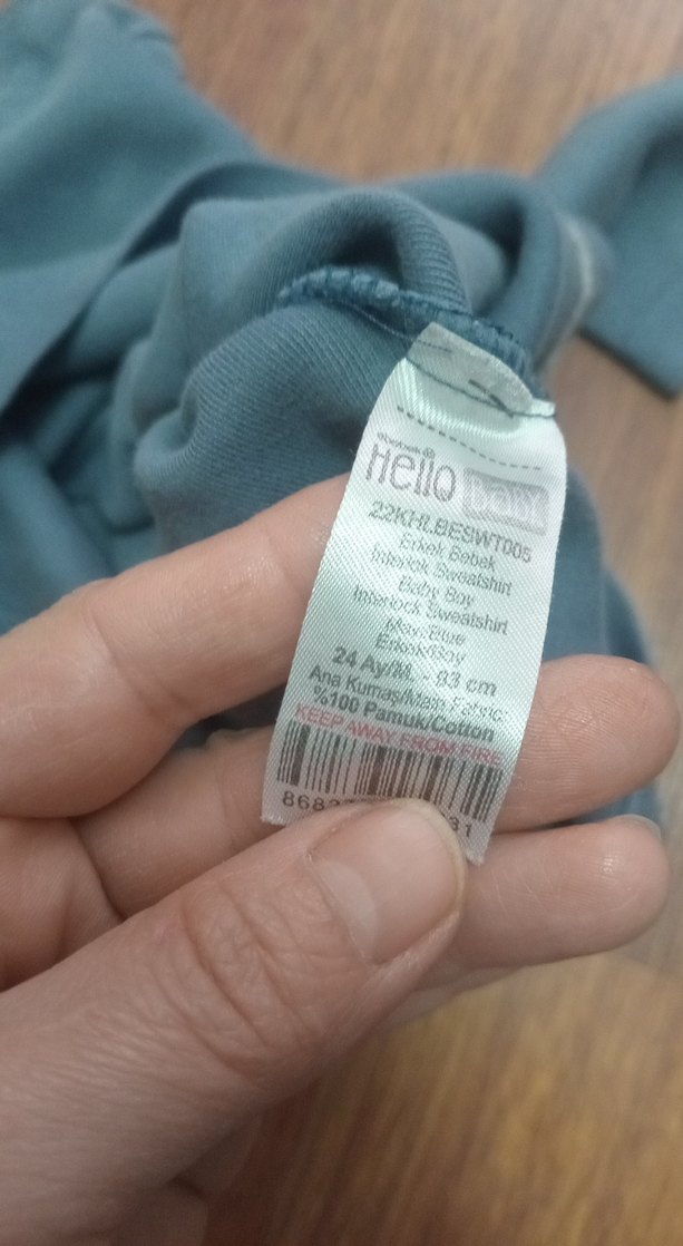 Gri Çocuk Uzun Kollu Atlet - Görsel 4