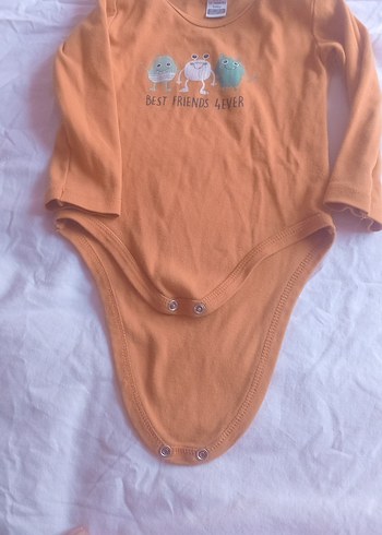 Uzun Kollu turuncui Bebek Body - Görsel 4