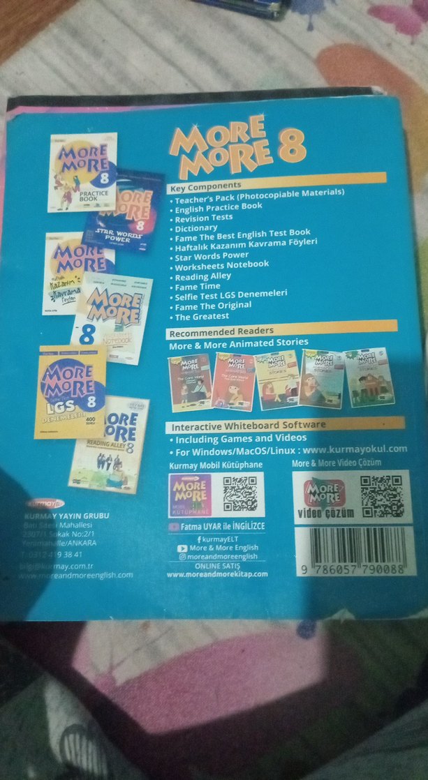 More More 8 İngilizce Test Kitabı - Fatma Uyar - Görsel 2