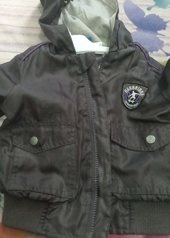 Mor Fermuarlı Erkek Çocuk Ceket - Görsel 7