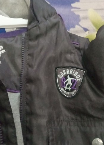 Mor Fermuarlı Erkek Çocuk Ceket - Görsel 5