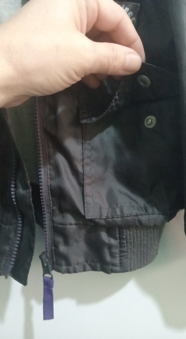 Mor Fermuarlı Erkek Çocuk Ceket - Görsel 3