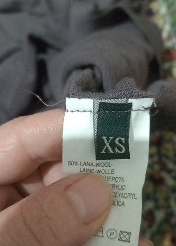 Gri Kadın Uzun Kollu Boğazlı Triko - Görsel 7