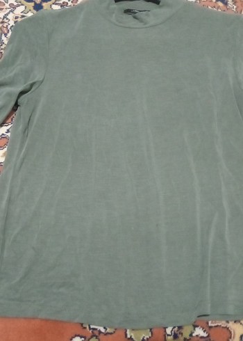 mavi yesil renkli boğazlı badi - Görsel 4