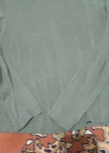 mavi yesil renkli boğazlı badi - Görsel 5