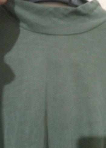 mavi yesil renkli boğazlı badi - Görsel 3