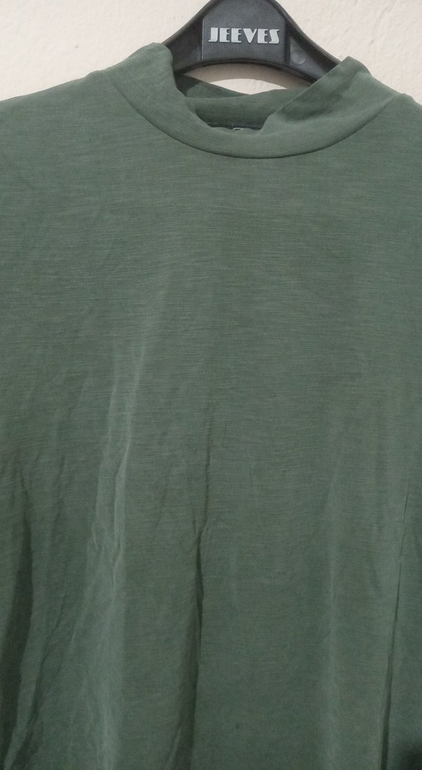 mavi yesil renkli boğazlı badi - Görsel 2