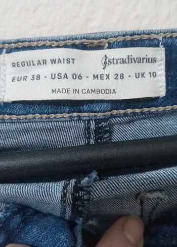 Kadın Mavi Bol Kesim Denim Jean - Görsel 7