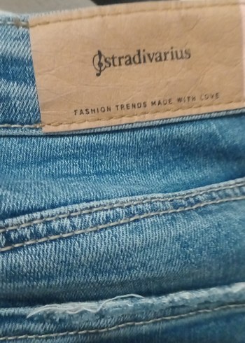 Kadın Mavi Bol Kesim Denim Jean - Görsel 10