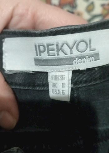 ipekyol siyah kadın denim pantolon - Görsel 2
