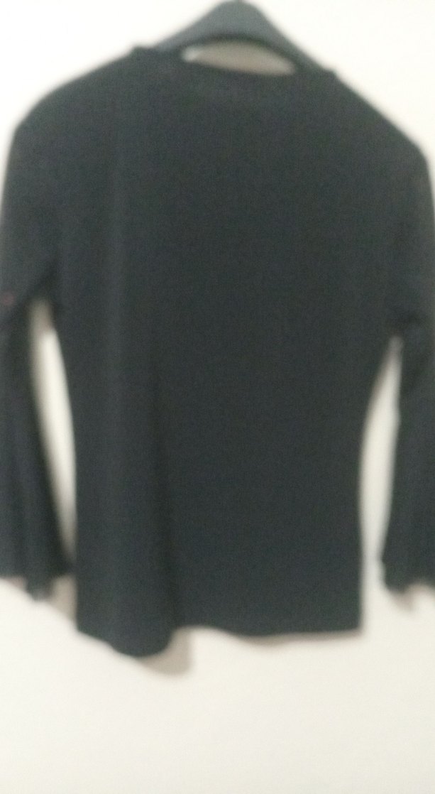 Siyah Triko Gotik Uzun Kollu Bluz - Görsel 5