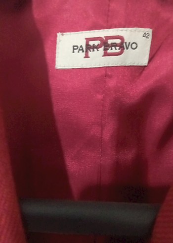 Klasik Kırmızı Kadın Blazer Ceket - Görsel 3