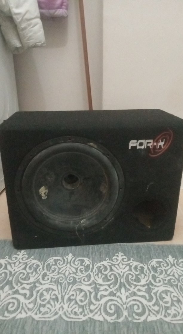 araba ses sistemi Siyah FORH Müzik Sistemi Hoparlör Kutusu - Görsel 4