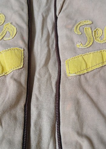 Fermuarlı Gri Kahverengi Bebek Tulumu - Görsel 5