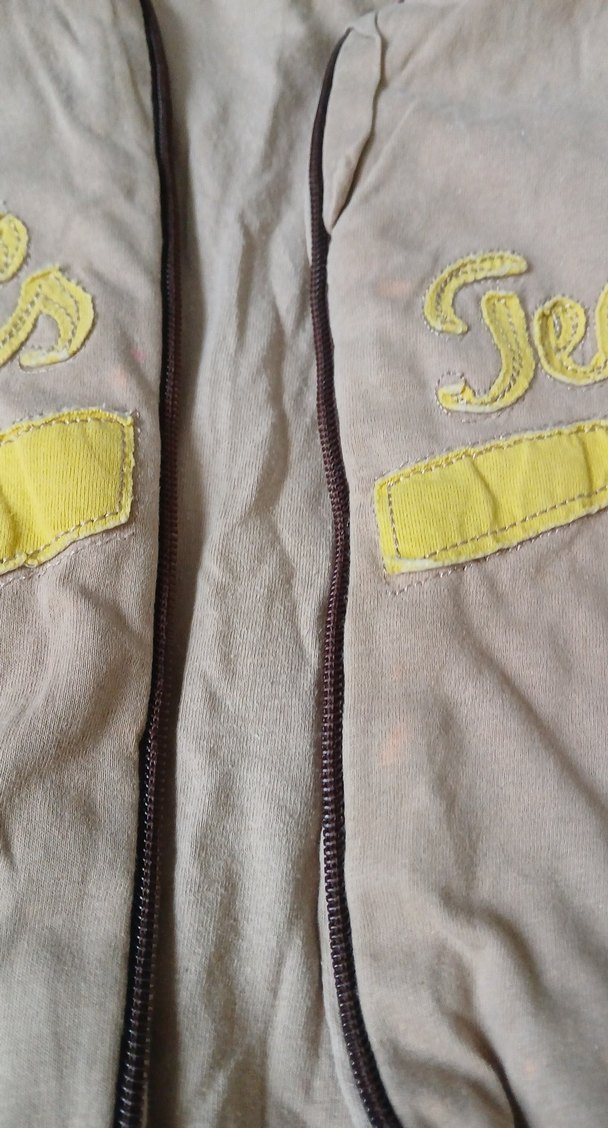 Fermuarlı Gri Kahverengi Bebek Tulumu - Görsel 5