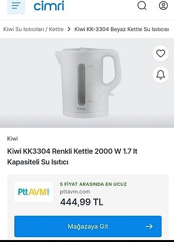 Kiwi kettle