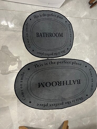 2 lü banyo paspas