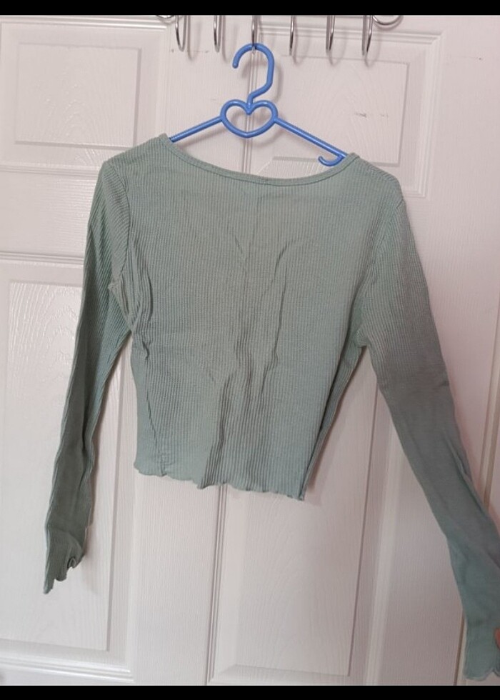 Uzun kollu crop - Görsel 2