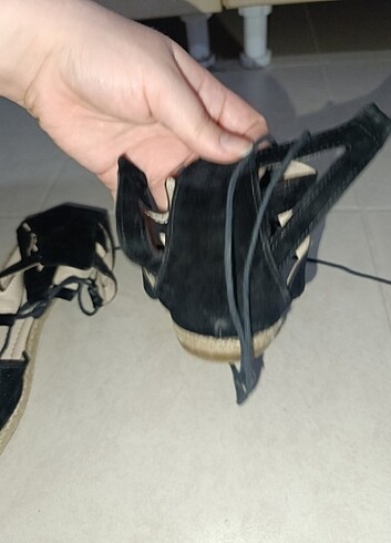 40 Beden siyah Renk Sandalet