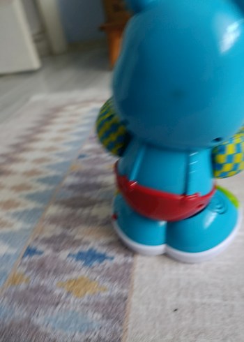 Renkli Mavi Eğitici Oyuncak Hipopotam - Görsel 6