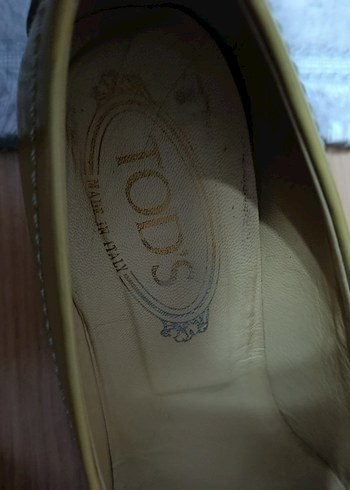 Sarı Tokalı Kadın Topuklu Düz Ayakkabı - Görsel 6