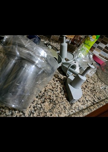 Çok Fonksiyonlu Mutfak Robotu Beyaz Gri - Görsel 6