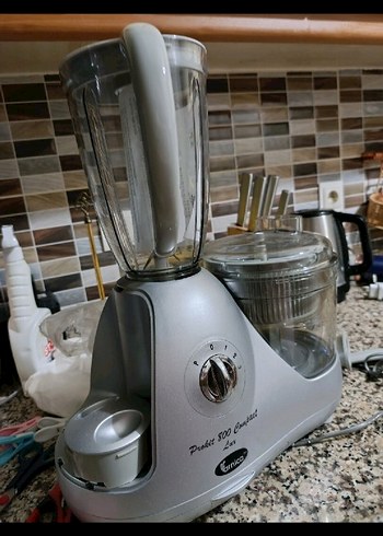 Çok Fonksiyonlu Mutfak Robotu Beyaz Gri - Görsel 4