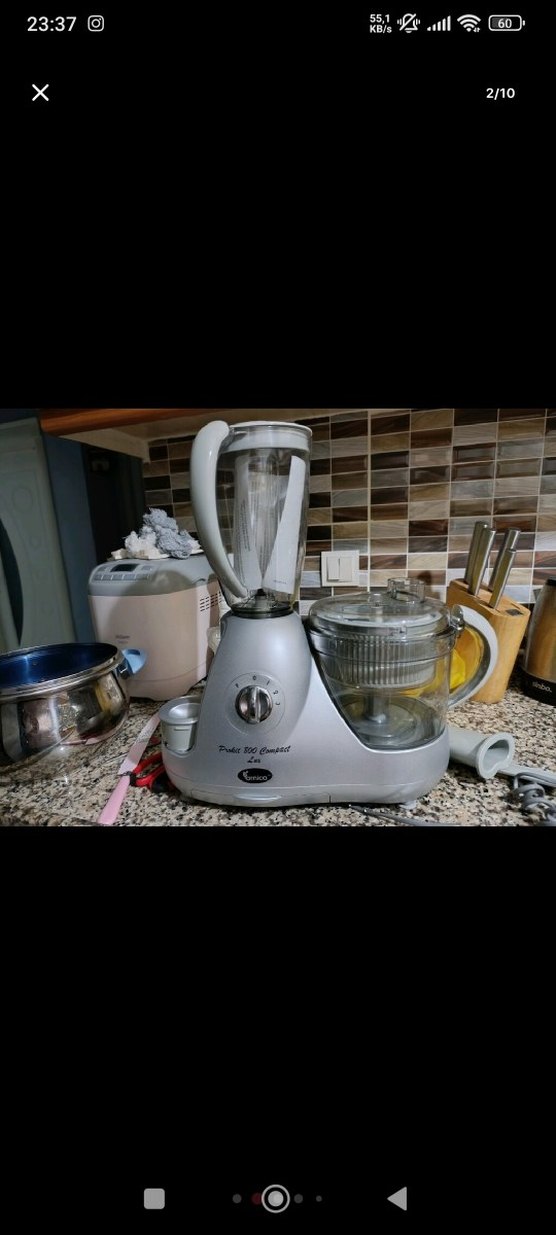 Çok Fonksiyonlu Mutfak Robotu Beyaz Gri - Görsel 3