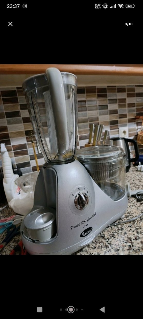 Çok Fonksiyonlu Mutfak Robotu Beyaz Gri - Görsel 4