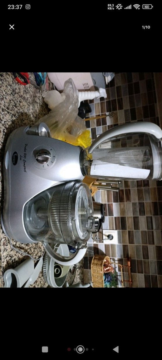 Çok Fonksiyonlu Mutfak Robotu Beyaz Gri - Görsel 2