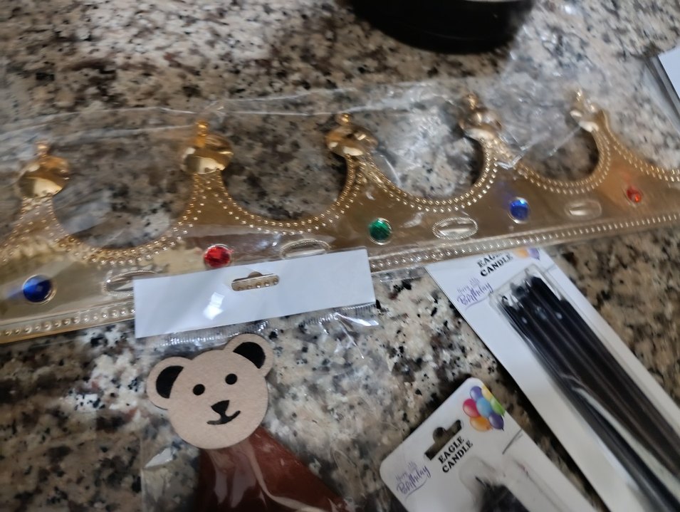 Altın Renkli Happy Birthday Parti Süsü - Görsel 4