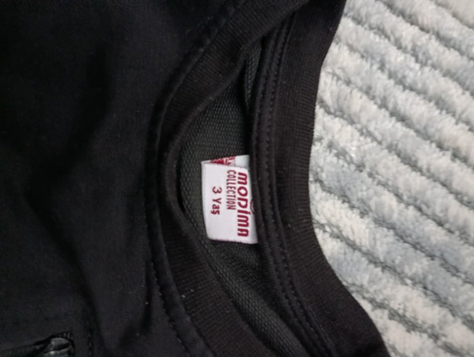 Erkek Çocuk Siyah Fermuarlı Sweatshirt - Görsel 4