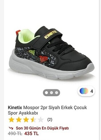 çocuk spor ayakkabısı