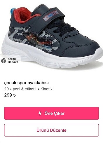 orijinal kinetix çocuk spor ayakkabısı