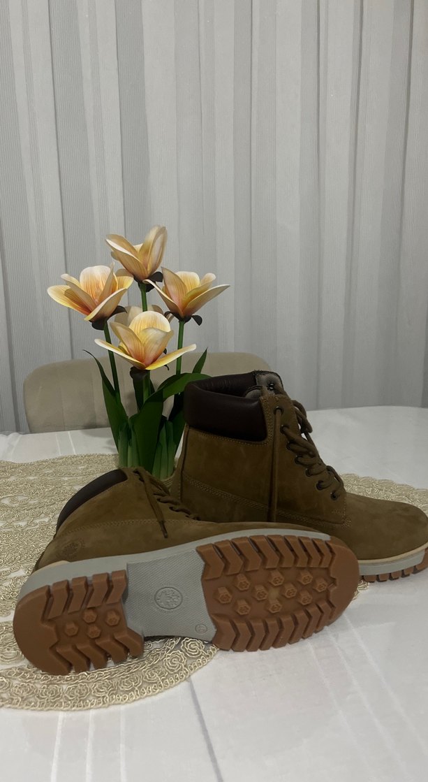 ErkekKahverengi Süet Bağcıklı Dolgu Topuk Bot - Görsel 3