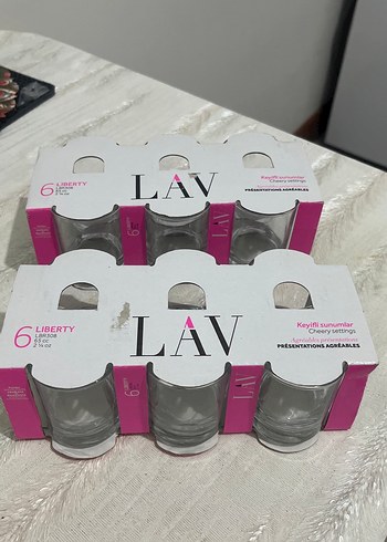 Lav 6'lı Şeffaf Cam Bardak Seti(12 adet) - Görsel 2