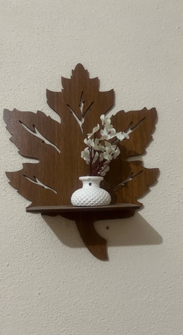 Kahverengi Yapraklı Duvar Dekorları - Görsel 3