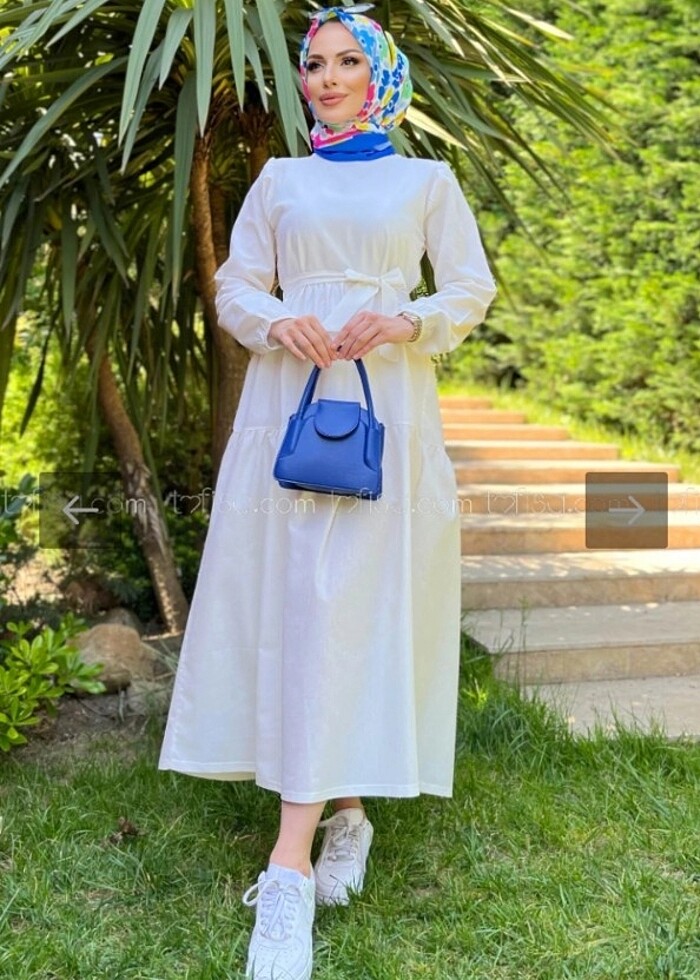 Kuşaklı Elbise - Görsel 2