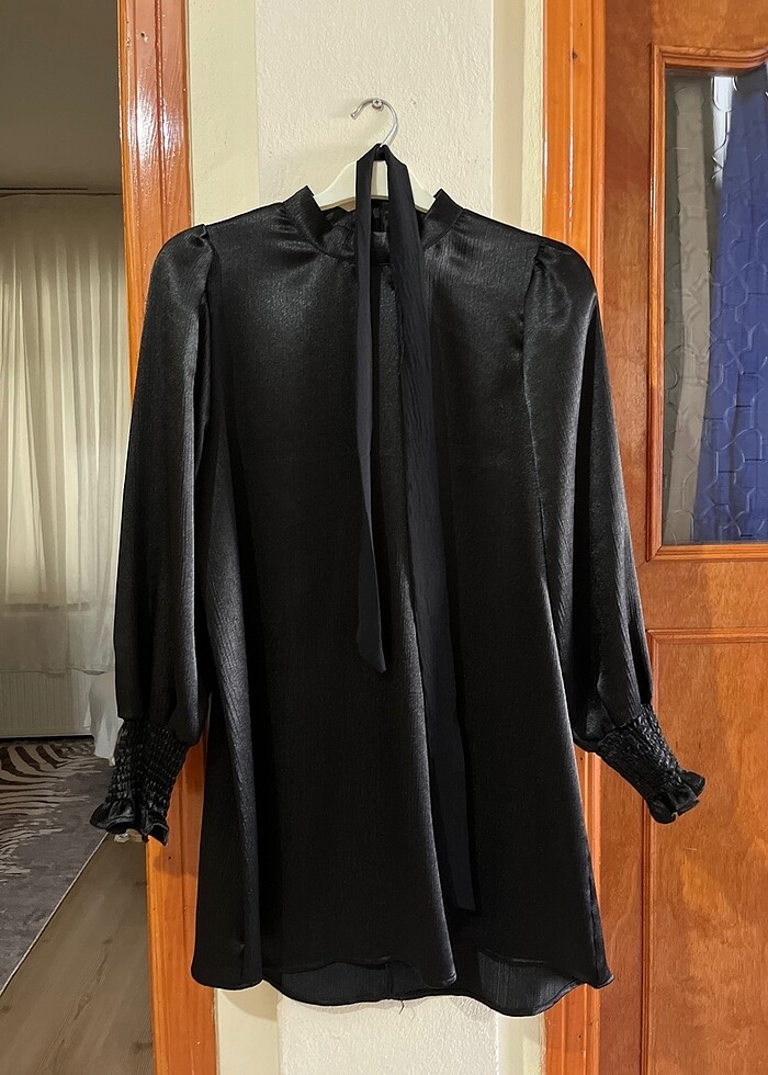 Rumella saten tunik - Görsel 2