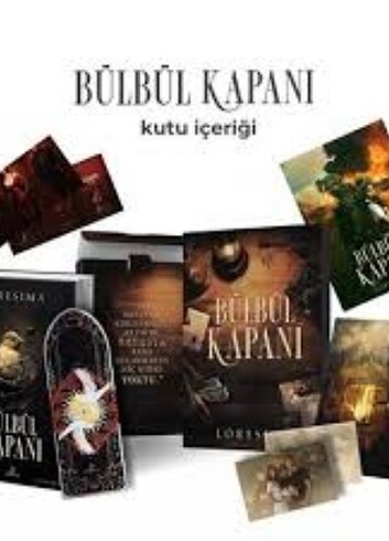 Bülbül kapanı kutulu set 