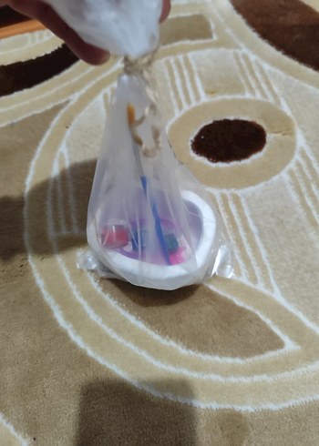 Beyaz taştozundan saksı boyama seti - Görsel 5