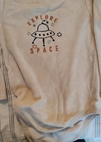 Erkek Bebek uzun çıtçıtlı body - Görsel 3