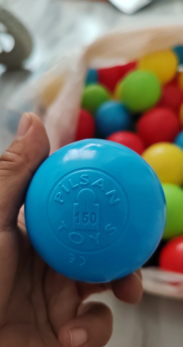 90 adet 
Renkli Plastik Oyun Topları - Görsel 2